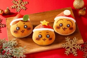 ［FASHION PRESS］「ちいかわベーカリー」“サンタ帽”かぶったクリスマス限定パン、きのこシチューやいちごミルク入り