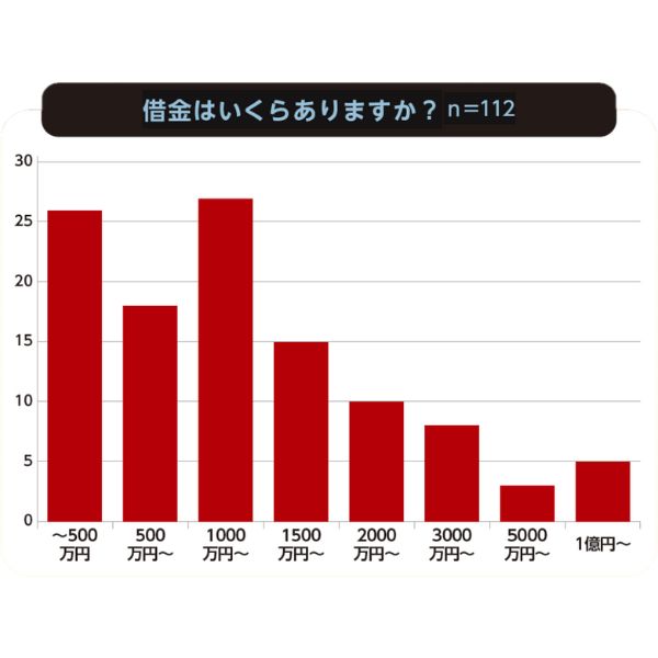 借金はいくらありますか？