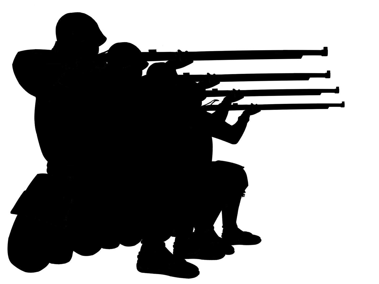 銃を構える兵士