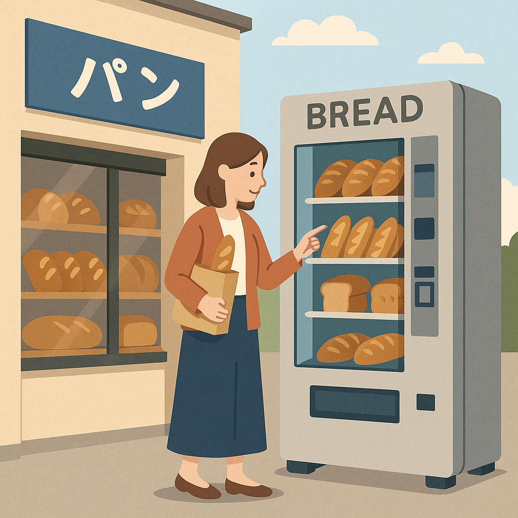 パンの無人販売所