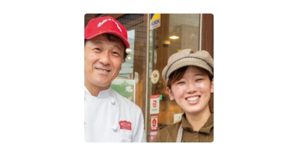 プチ・アンジュ 国立店　（左）オーナーシェフ　津金 一城 さん　（右）店長　山本 瞳 さん