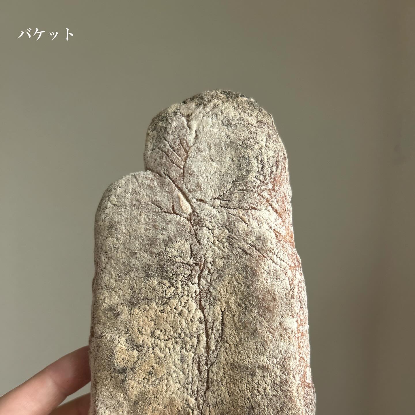 日本の兵庫県神戸市にあるベーカリー、麦秋至さんのパン。
バゲットの写真。