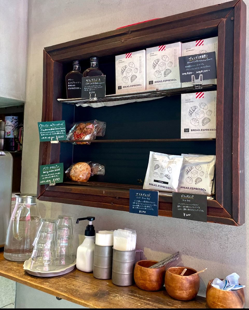 日本の東京都渋谷区千駄ケ谷にあるパニーニ一番の店内写真。