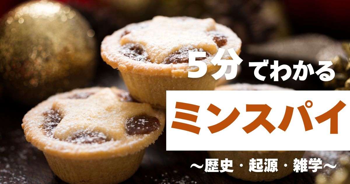 5分でわかるミンスパイ ~歴史・起源・雑学~
